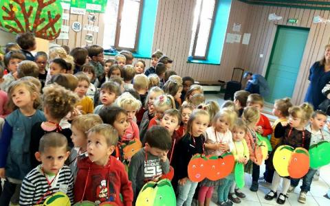 Tout pour ma pomme ! Travail en projet des classes de maternelle.